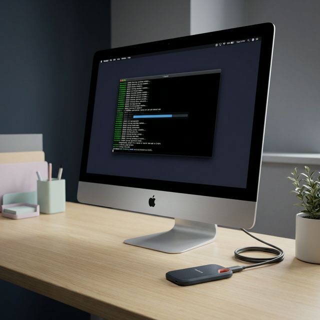 Recovering from iMac Disk Errors: A Guide using External SSD and rsync
